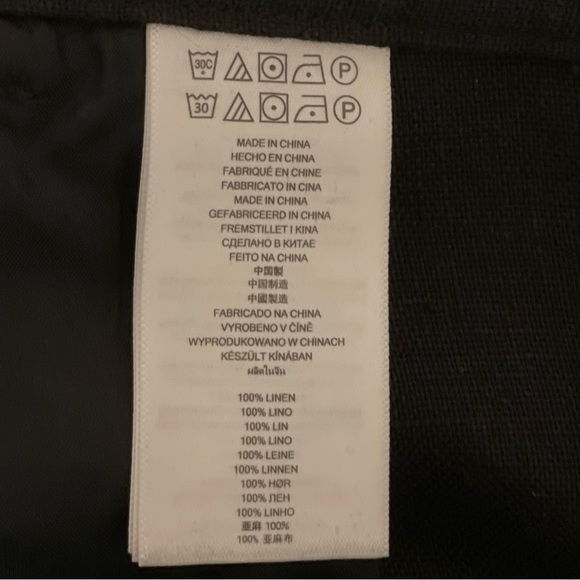 Michael Kors linen straight cut pants - Picture 7 of 7